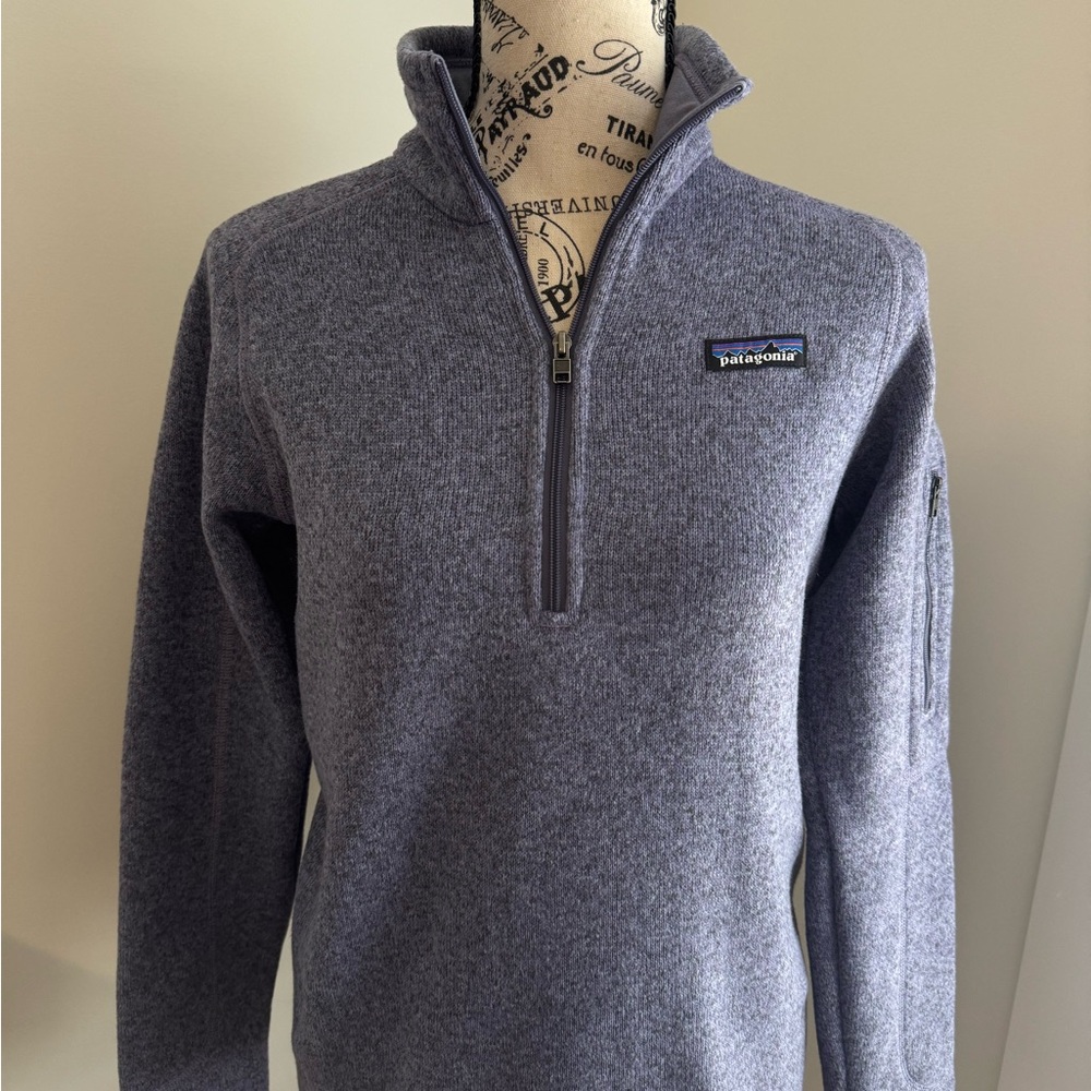 Patagonia Women’s Concrete Purple Better 1/4 Zip Fleece Small